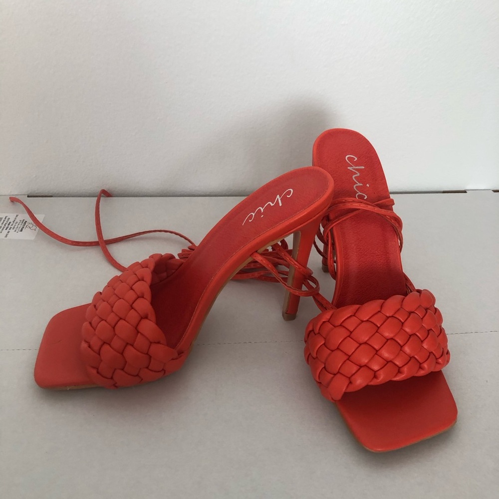 Strappy heels